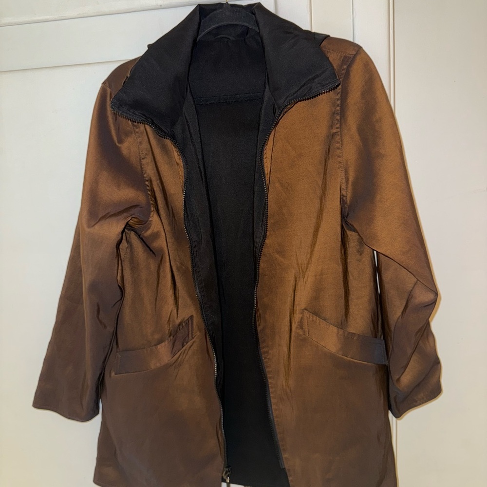 Mycra Pac Brown Jacket with Black Interior